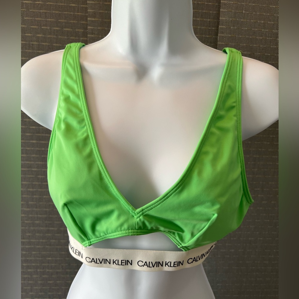 Calvin Klein Swimwear Cutout Bikini Top